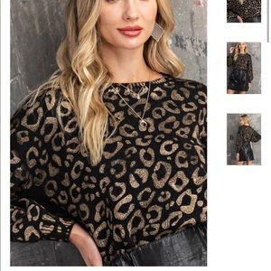 143 Story by Line up “Loving My Leopard” sweater